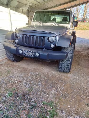 Customer photo review of Demon Front Grille - Matte Black for 07-18 Wrangler JK