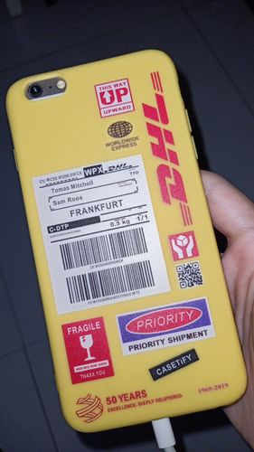 Customer photo review of DHL Express iPhone Case