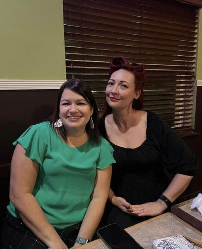 Customer photo review of Vacation Blouse in Black - Vixen by Micheline Pitt