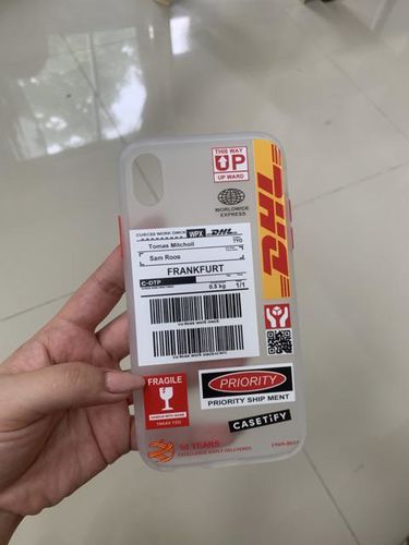 Customer photo review of DHL Express iPhone Case