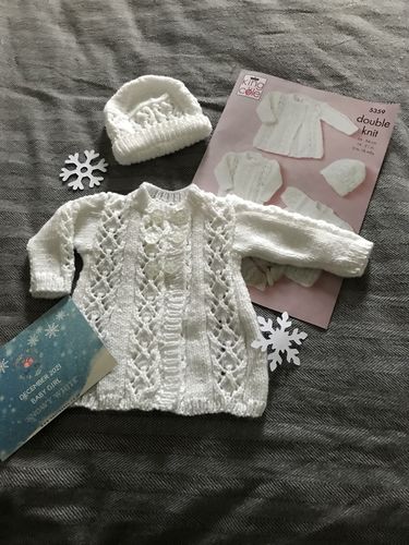 Customer photo review of Baby Mystery Knitting Box