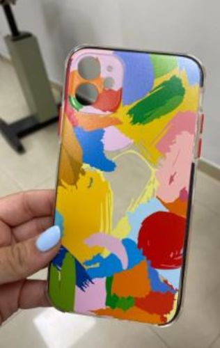 Customer photo review of Graffiti Art Clear iPhone Case