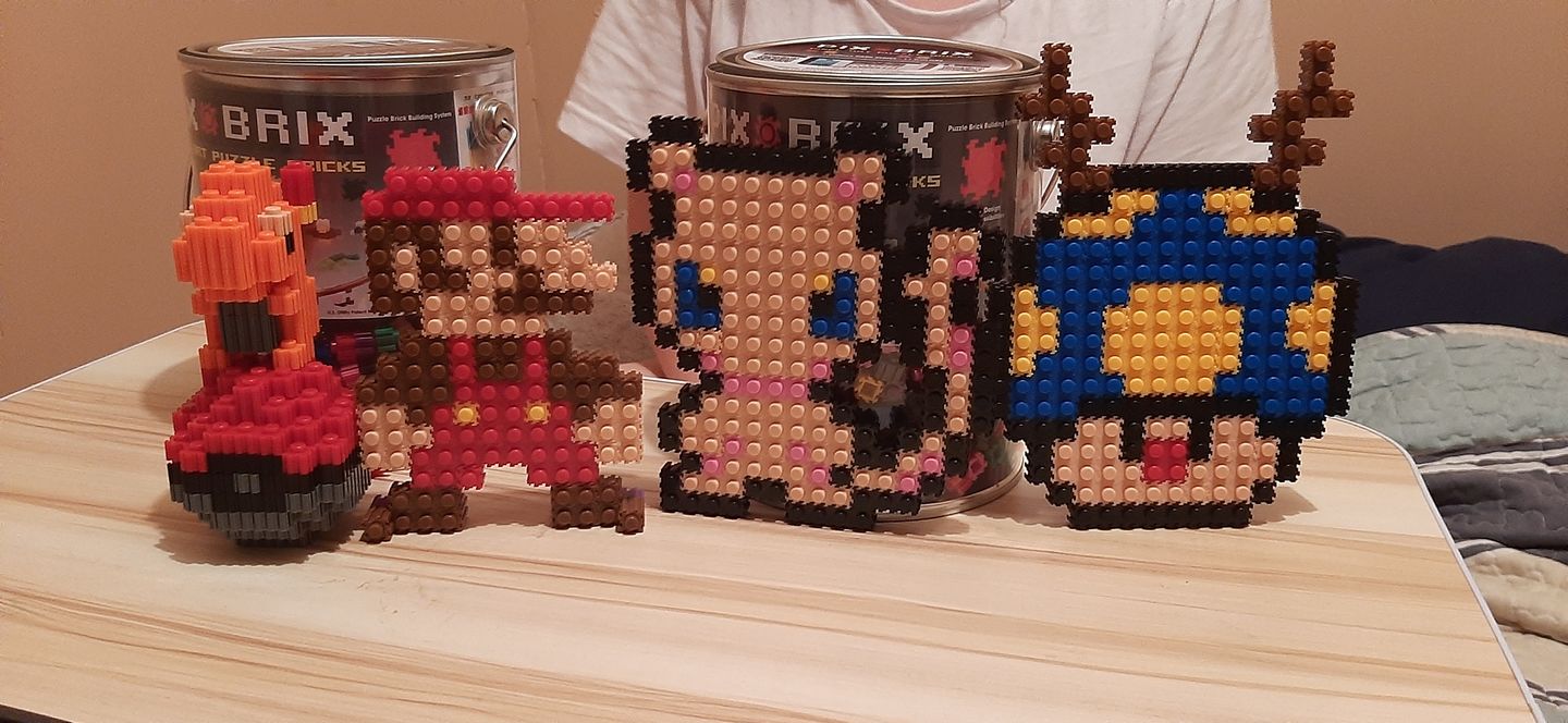 Customer photo review of Contenedor Mix de 1.500 Blocks - Pix Brix
