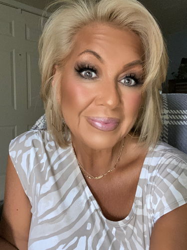 Customer photo review of [US Warehouse] Premium Candy Brown Prescription Monthly Contact Lenses