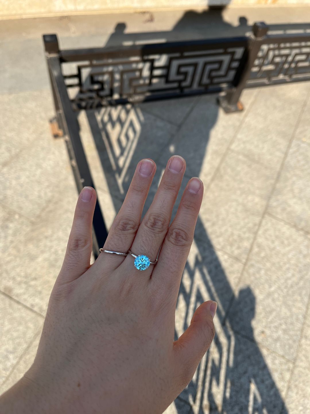 Customer photo review of Louily Simple Wedding Band For Women In Sterling Silver