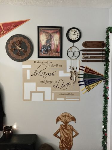 Customer photo review of WEASLEY WALL CLOCK WITH SPOONS