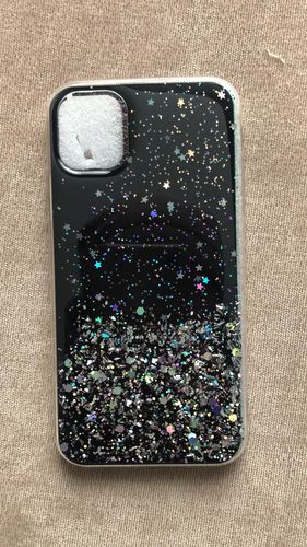 Customer photo review of Glitter Bling Sequins iPhone Case