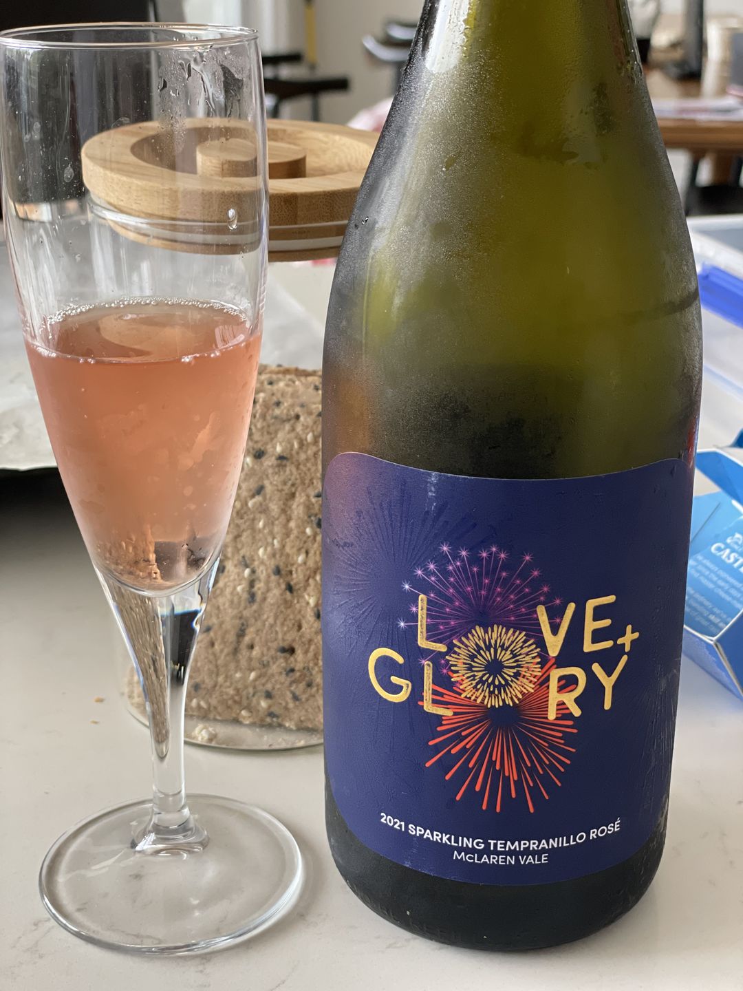 Customer photo review of Sparkling Tempranillo Rosé | 6 Pack