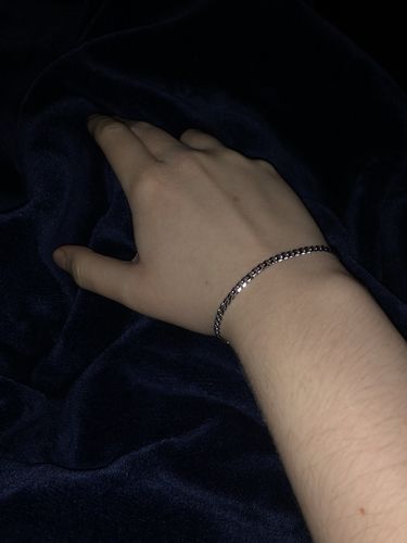 Customer photo review of mini “industrial” bracelet