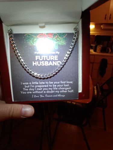 Customer photo review of To The Graduate | Cuban Link Chain Necklace