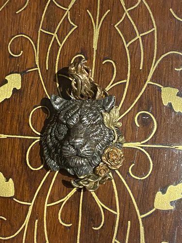 Customer photo review of Silver Tiger Pendant