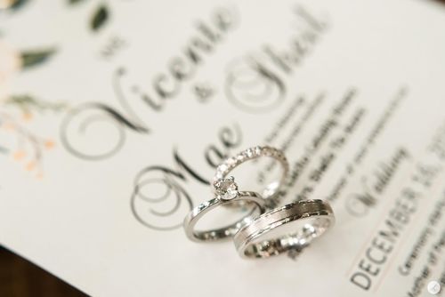 Customer photo review of Minimalist Duo Wedding Rings