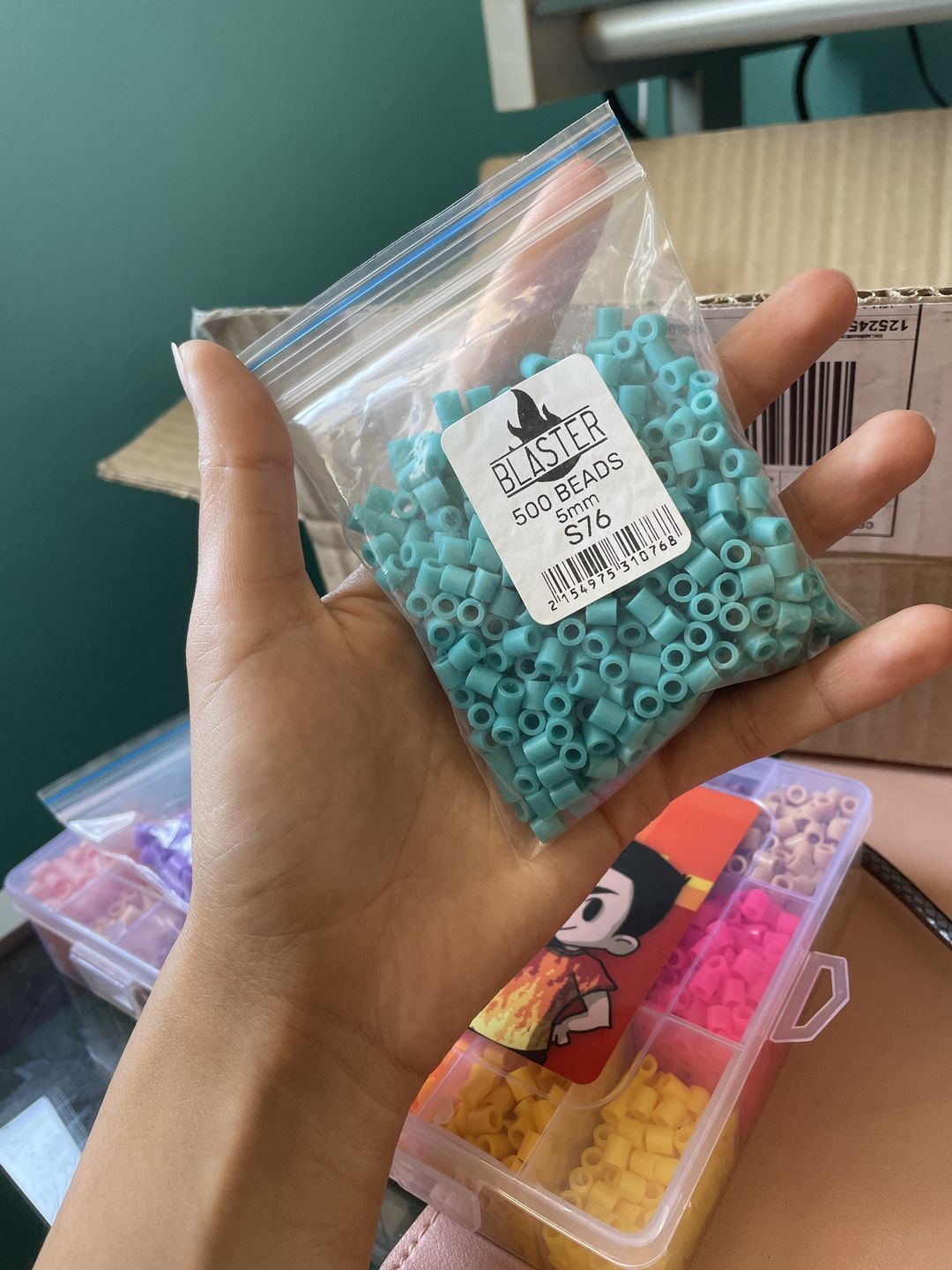Customer photo review of Bolsa de 500 Beads - MIDI 5mm