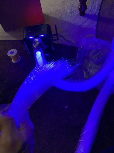 Customer photo review of RGBW+T Starlight Headliner