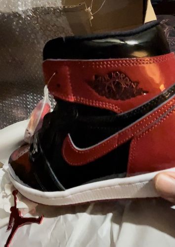 Customer photo review of Jordan 1 Reimagined Bred Early Pairs