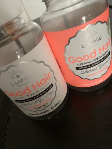 Customer photo review of Pack Hair et hair women anti-chute - 3 mois