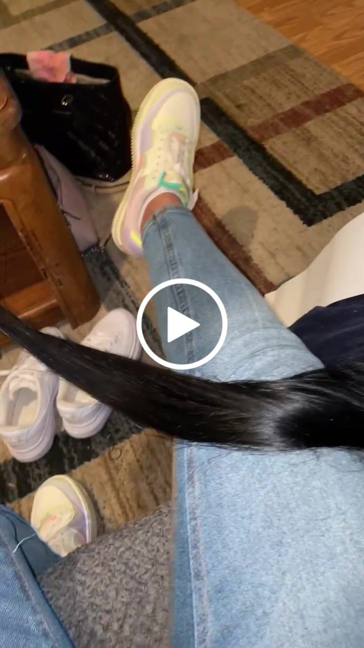Customer video review of Full Shine Tape in Hair Extensions Remy Human Hair Jet Black (#1)