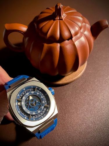 Customer photo review of M3-blue-rubber