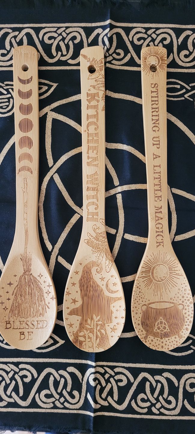 Customer photo review of Witchy Bamboo Wooden Spoon