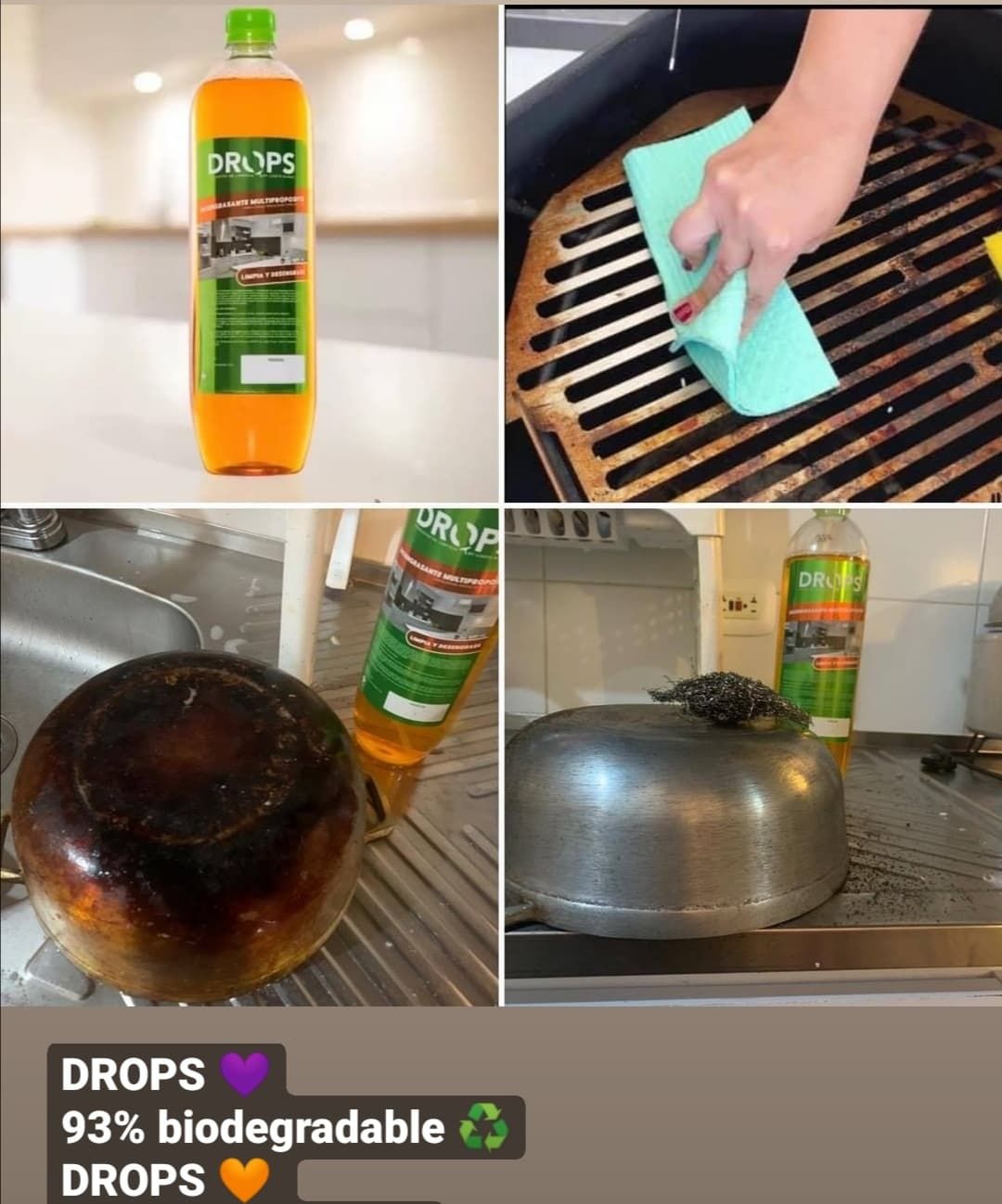 Customer photo review of Desengrasante Multipropósito 1000 ml
