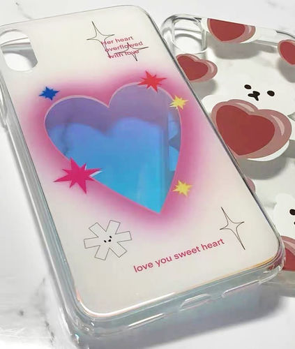 Customer photo review of Overflowing Love iPhone Case