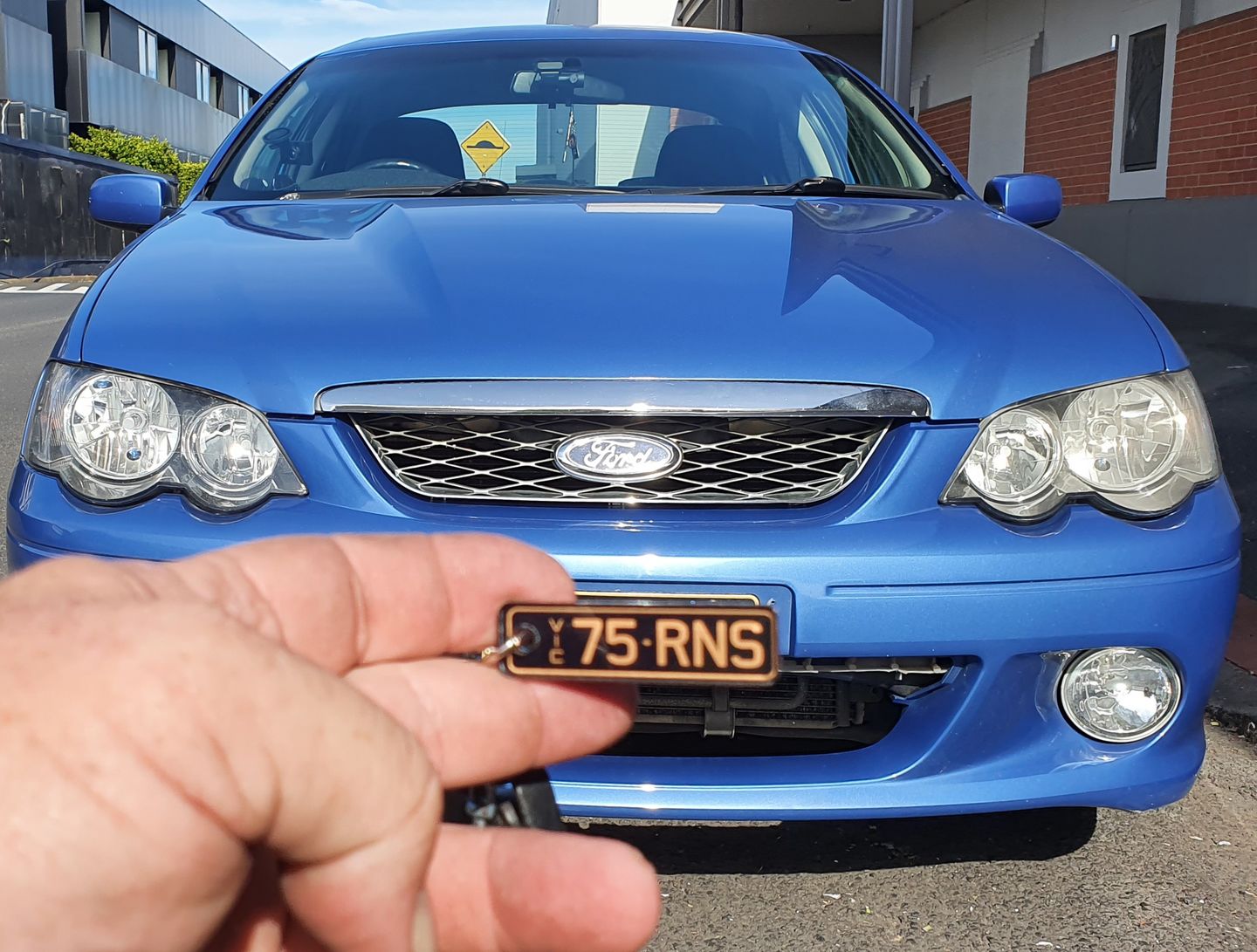 Customer photo review of VIC Classic Licence Plate Custom Keychain