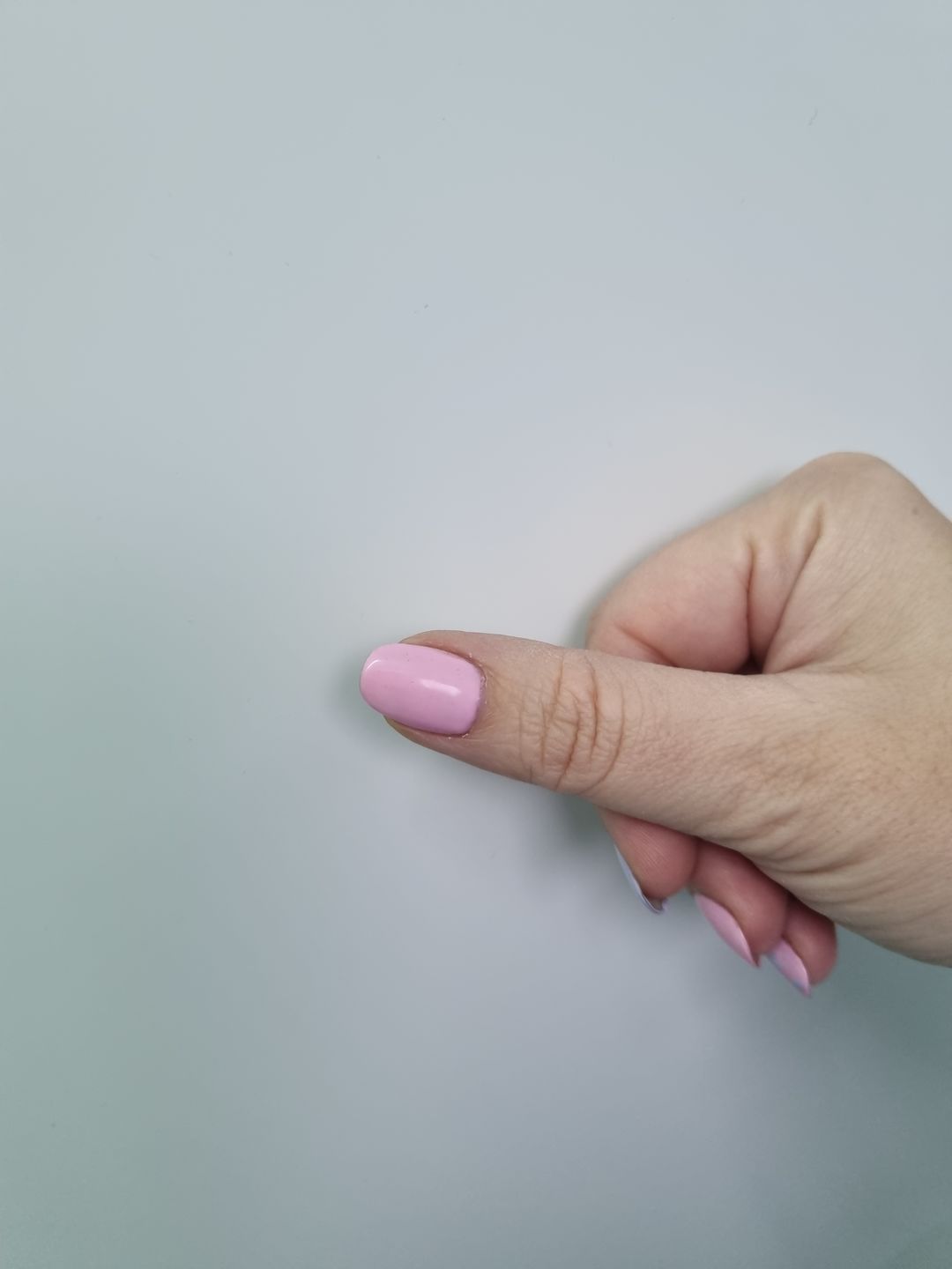 Customer photo review of Semilac 003 Sweet Pink UV Gel Polish 7ml