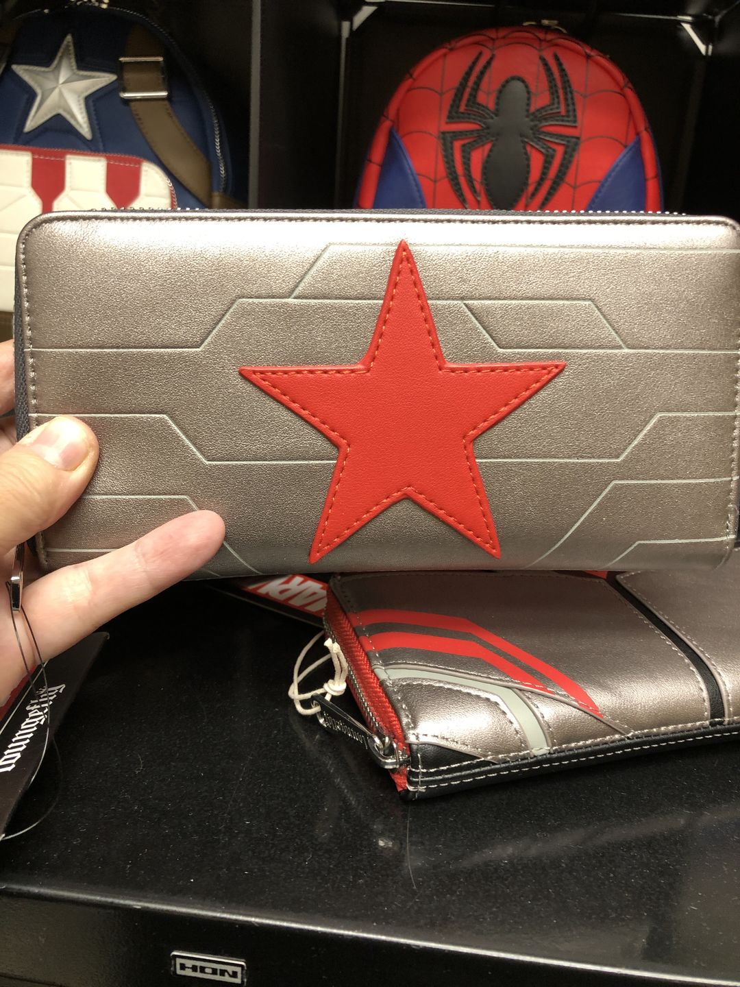 Customer photo review of Marvel Winter Soldier Cosplay Zip-Around Wallet - September Preorder