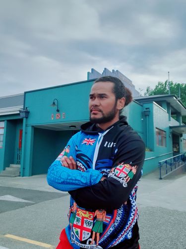 Customer photo review of (Custom Personalised) Fiji Is My Heart Hoodie Polynesian Special Style LT16