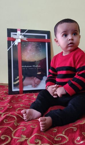 Customer photo review of Baby Star Map -12 x 18 Inch