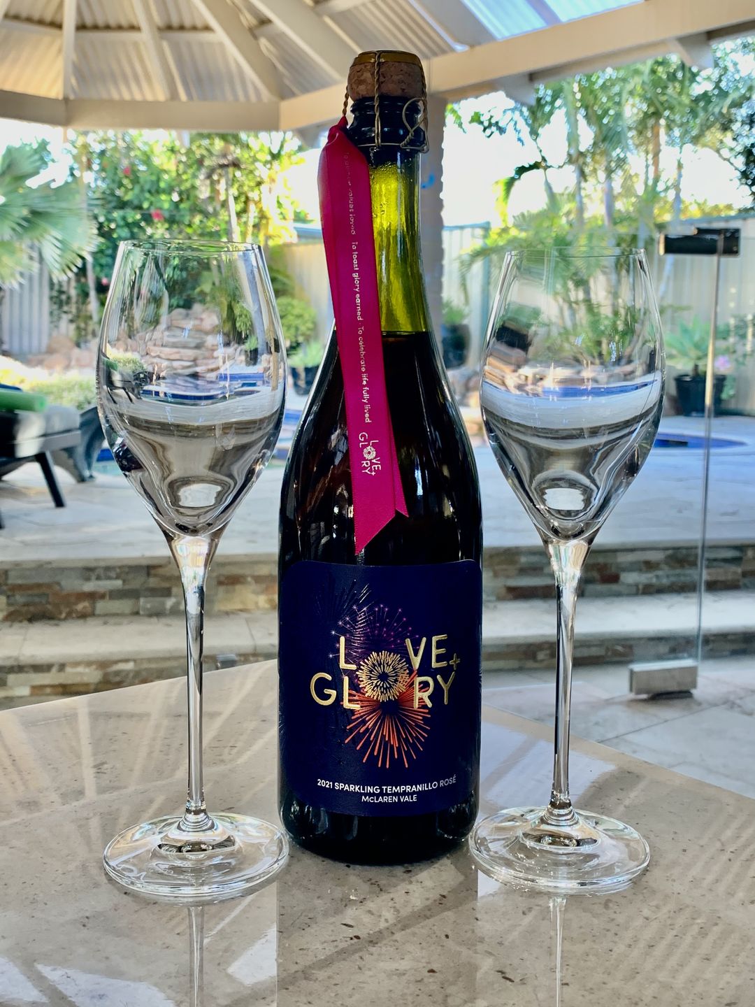 Customer photo review of Sparkling Tempranillo Rosé | 6 Pack