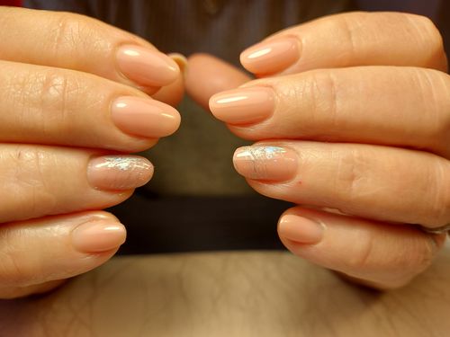 Customer photo review of Fiber base gel Didier Lab Nude 10ml