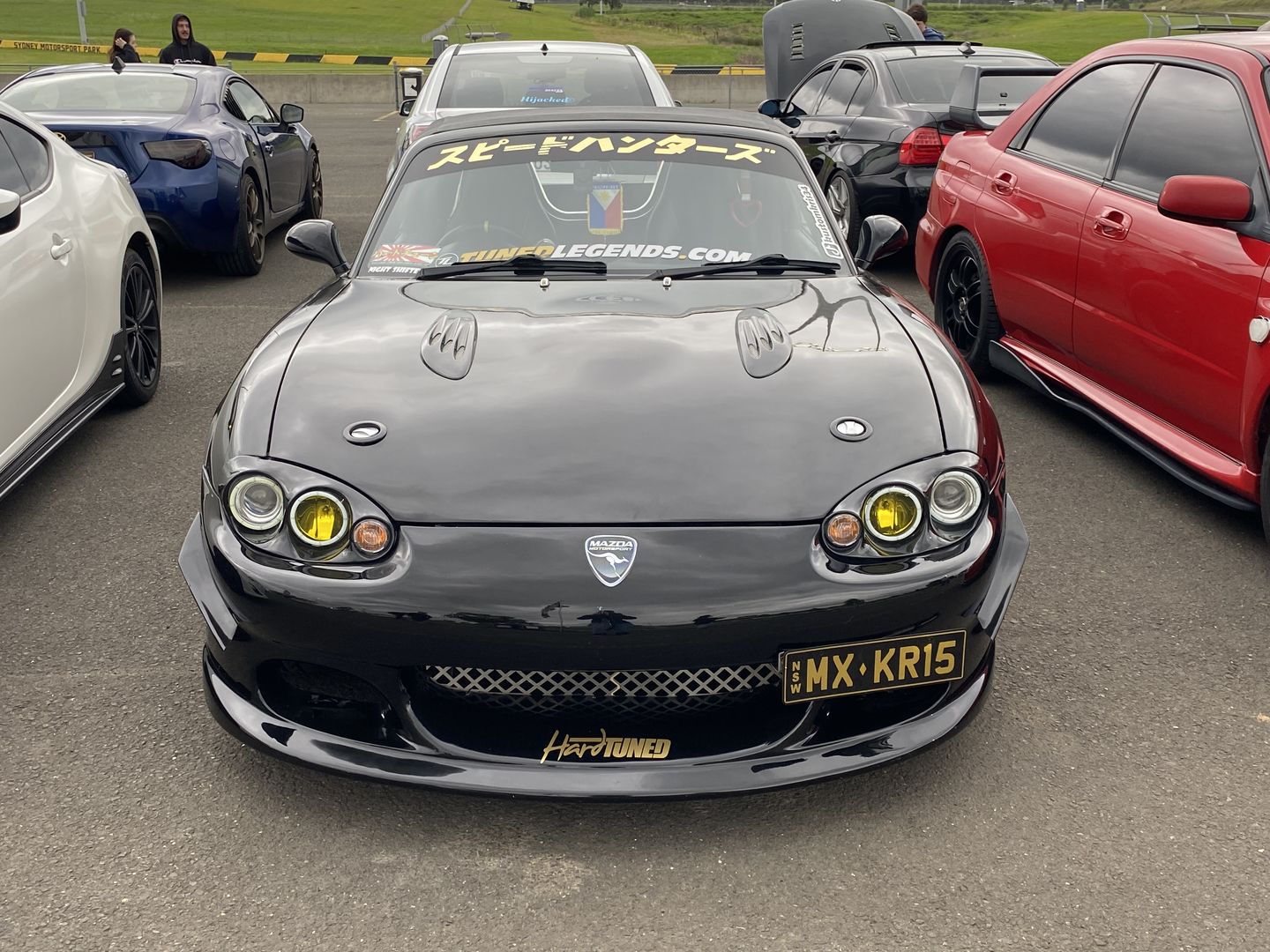 Customer photo review of Hardtuned Classic Vinyl Sticker
