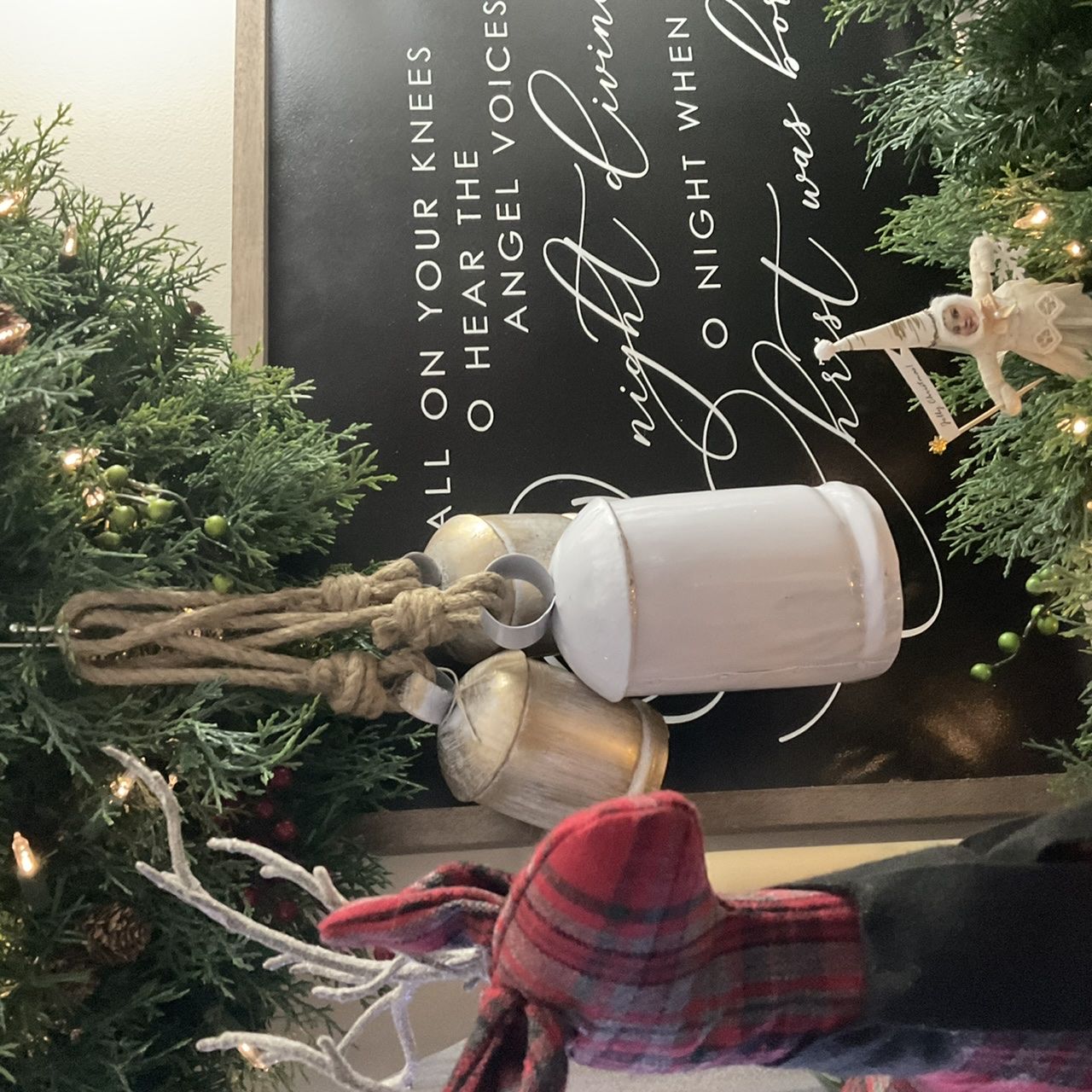 Customer photo review of White Gloss Bell - Medium