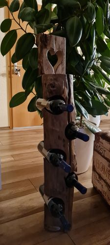 Customer photo review of KENYON Weinregal Weinständer 5 Flaschen