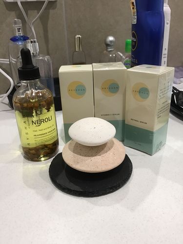 Customer photo review of Buy 1 Claystone Set - Get the 2nd Set Free+ $50 Derma Roller For Free