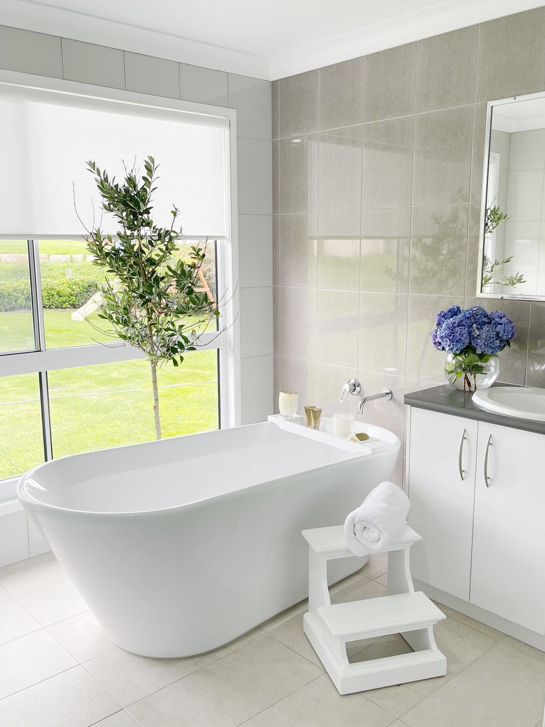 Customer photo review of Halifax Steps - White