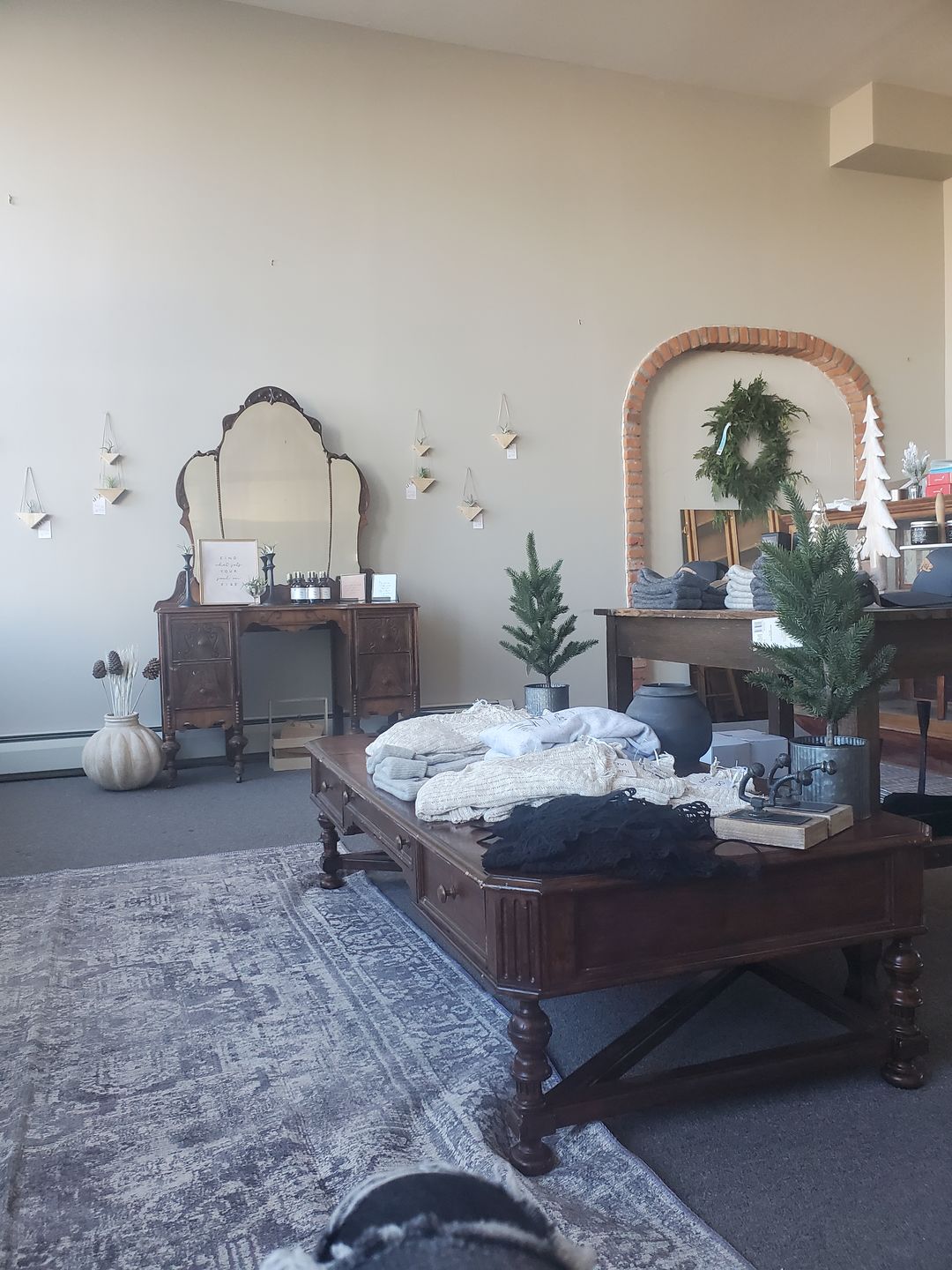 Customer photo review of Distressed Vintage Chilaz Grey Rug