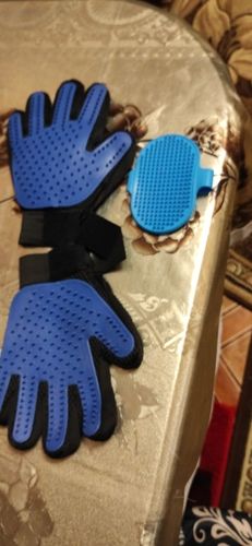 Customer photo review of De-Shedding Gloves