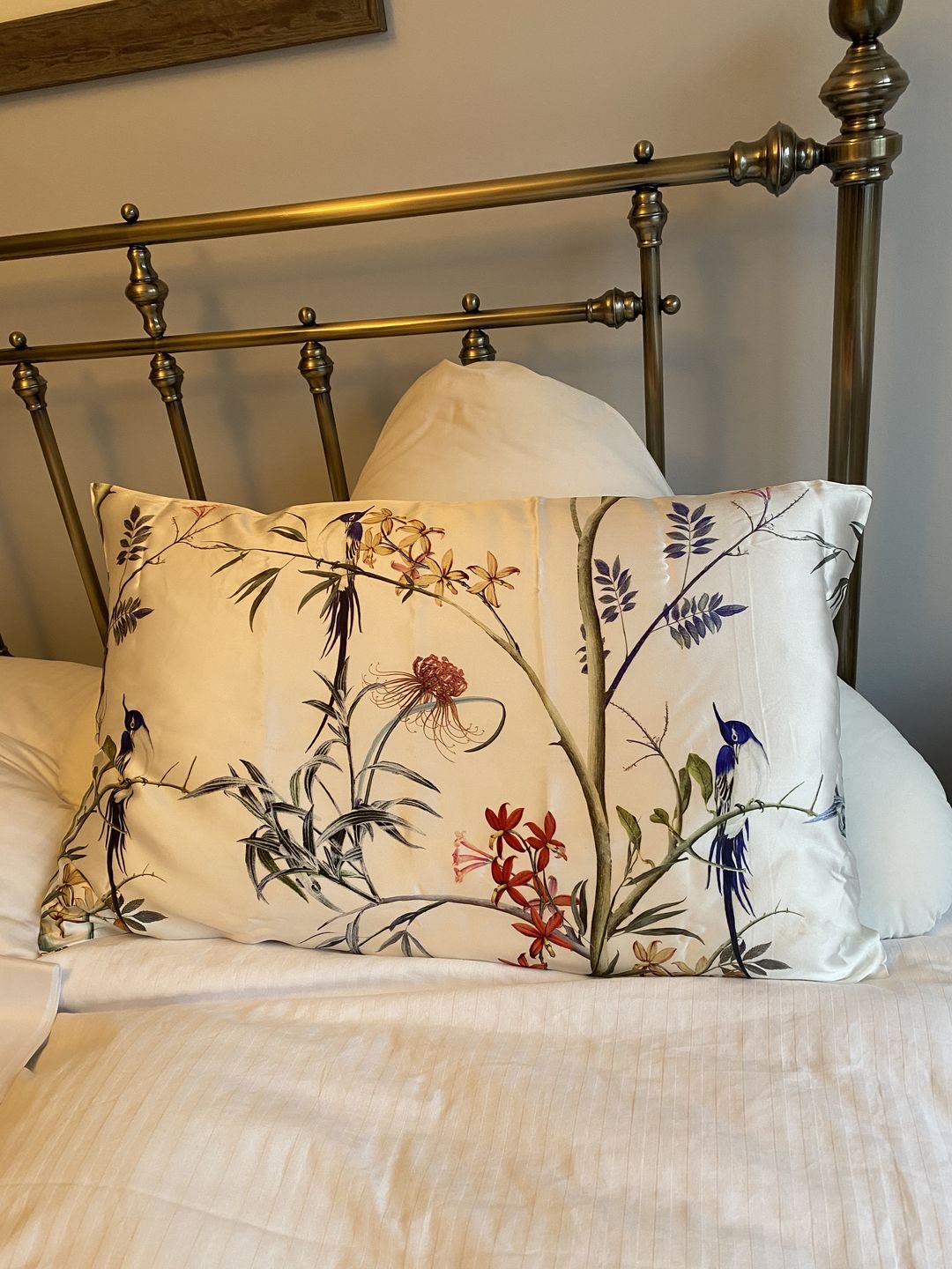 Customer photo review of Hummingbird Pure Silk Pillowcase