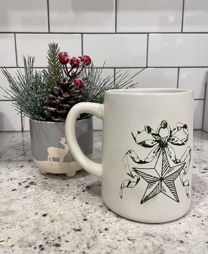 Customer photo review of No Bake Ceramic Paint - Boxwood Green