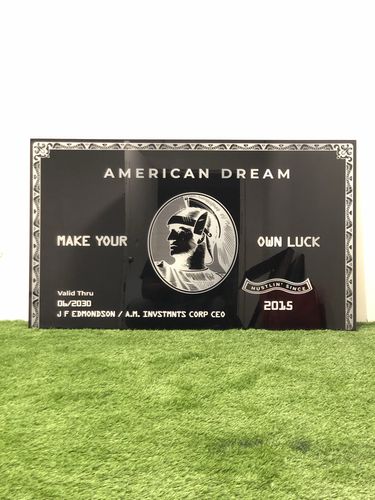 Customer photo review of "American Dream" Card