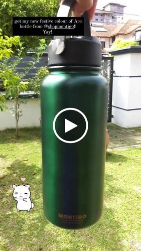 Customer video review of 32oz Metallic Ace Bottle 950ml