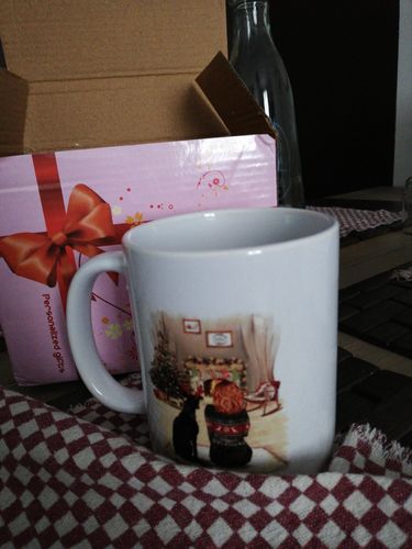 Customer photo review of Mug Personnalisé Noël