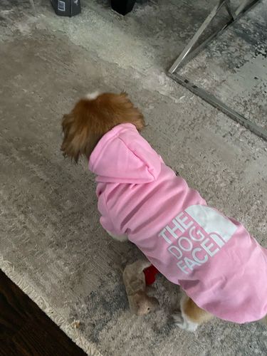 Customer photo review of The Dog Face Hoodies