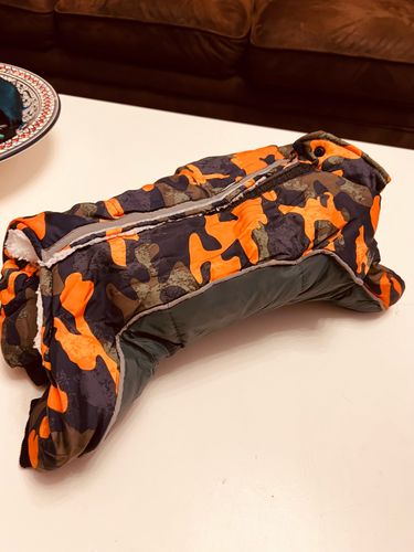 Customer photo review of Snow/Rain Dog Suit (Reflective)
