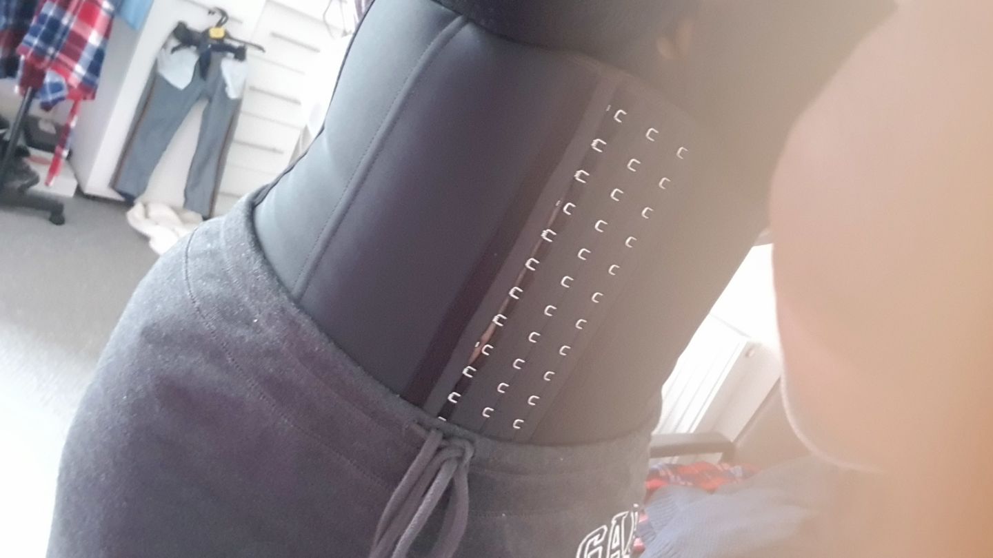 Customer photo review of Latex Waist Trainer
