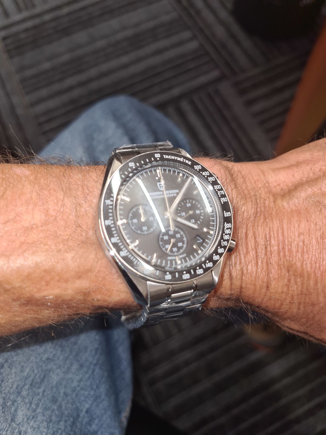 Customer photo review of Pagani Design PD-1701 "Speedmaster"  Watch