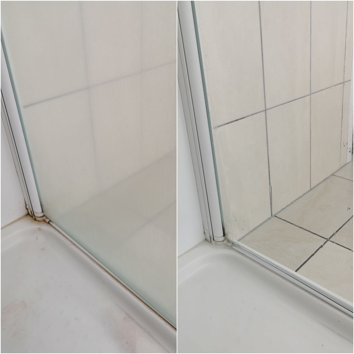 Customer photo review of Shower Cleaning & Protection Kit