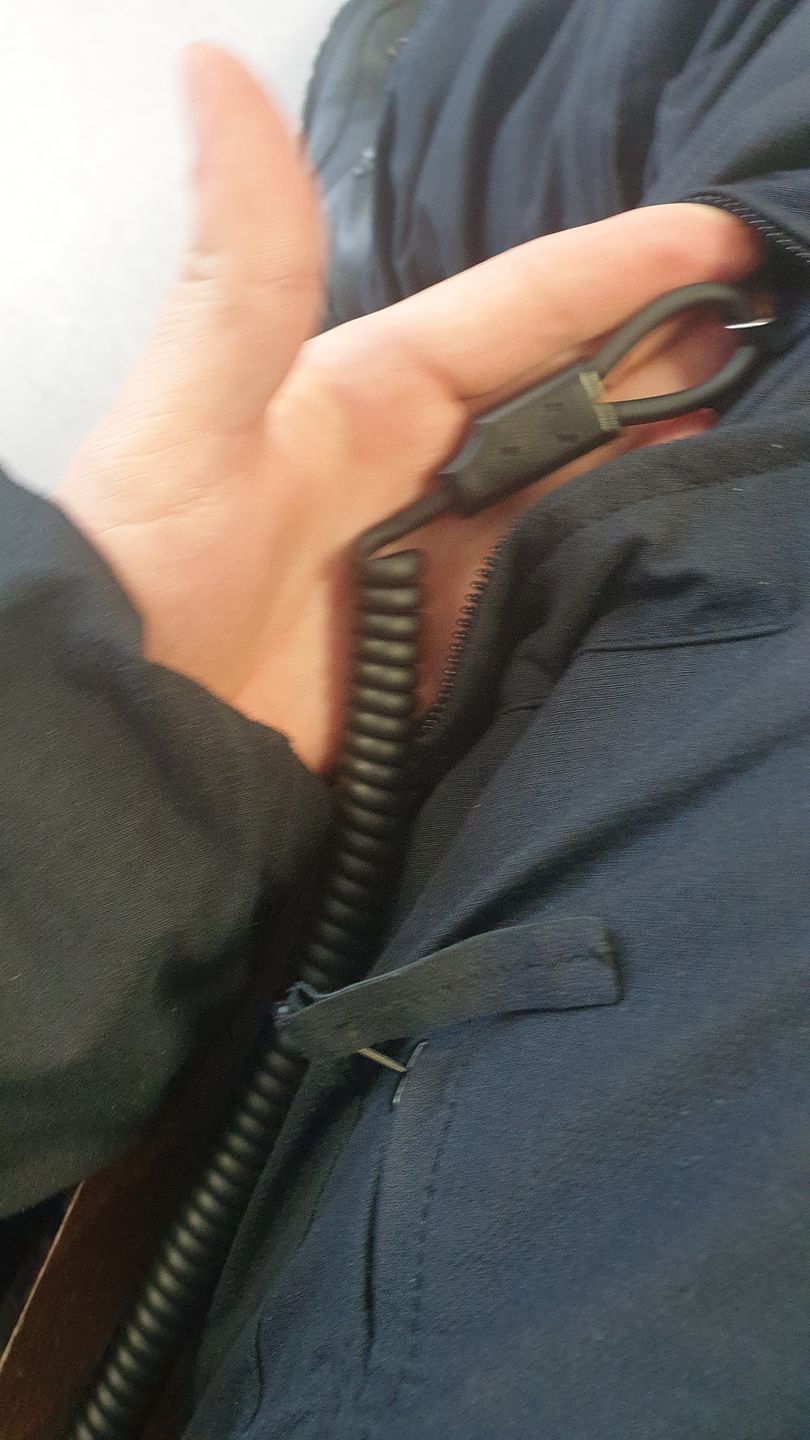 Customer photo review of Karabiner ABS 2er Pack schwarz